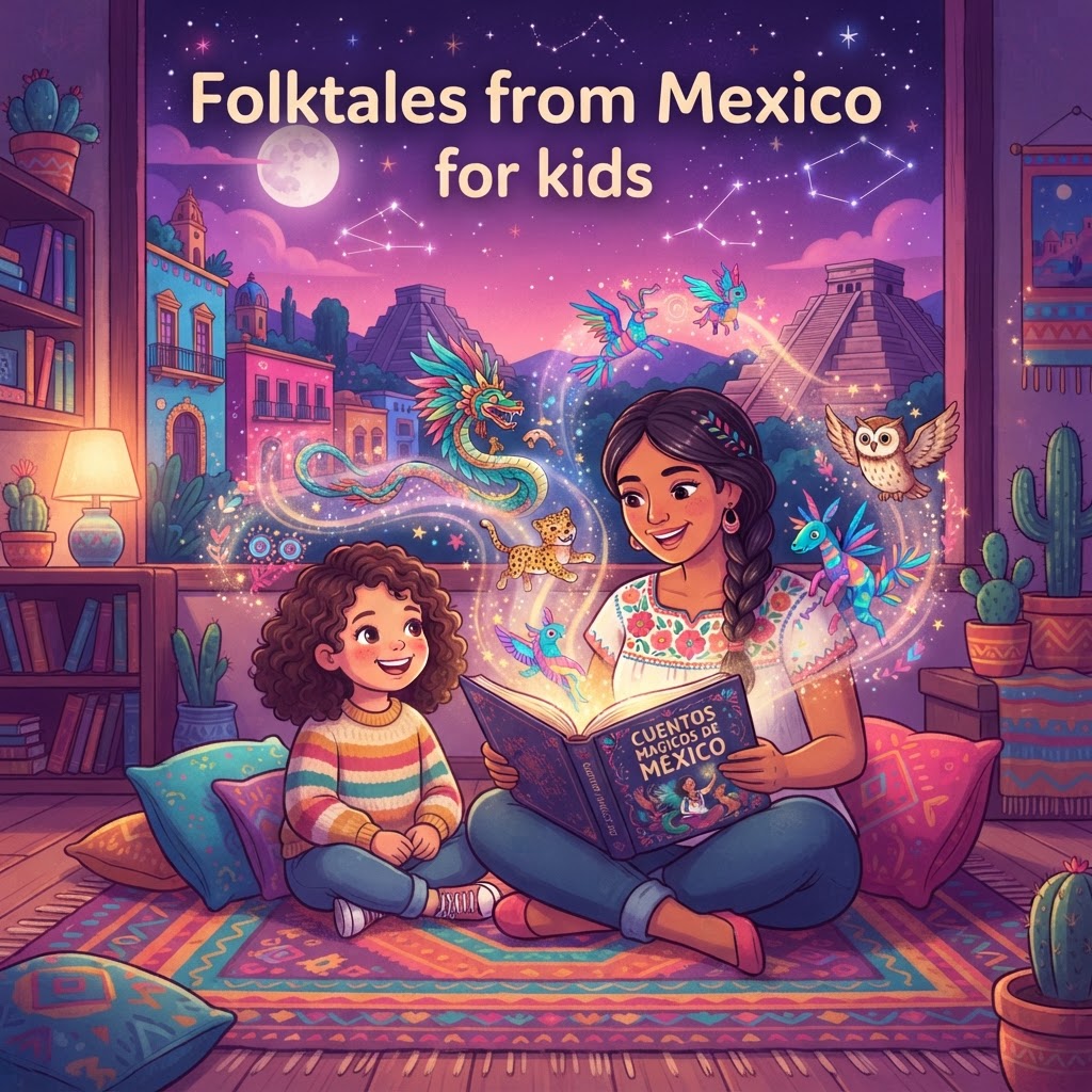 Featured image for Mexico Folktales for Kids: Stories & Lessons - InstaTales AI storytelling blog