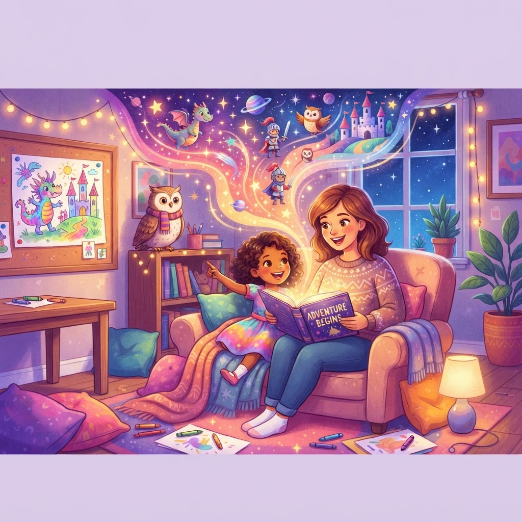 Featured image for How to Turn Your Child's Drawing Into a Story - InstaTales AI storytelling blog