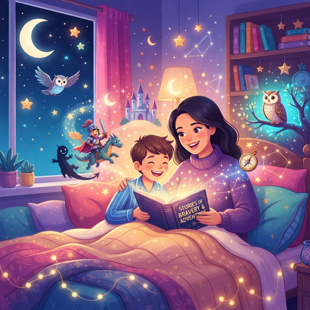 Featured image for Best brave bedtime stories for 9-year-olds - InstaTales AI storytelling blog