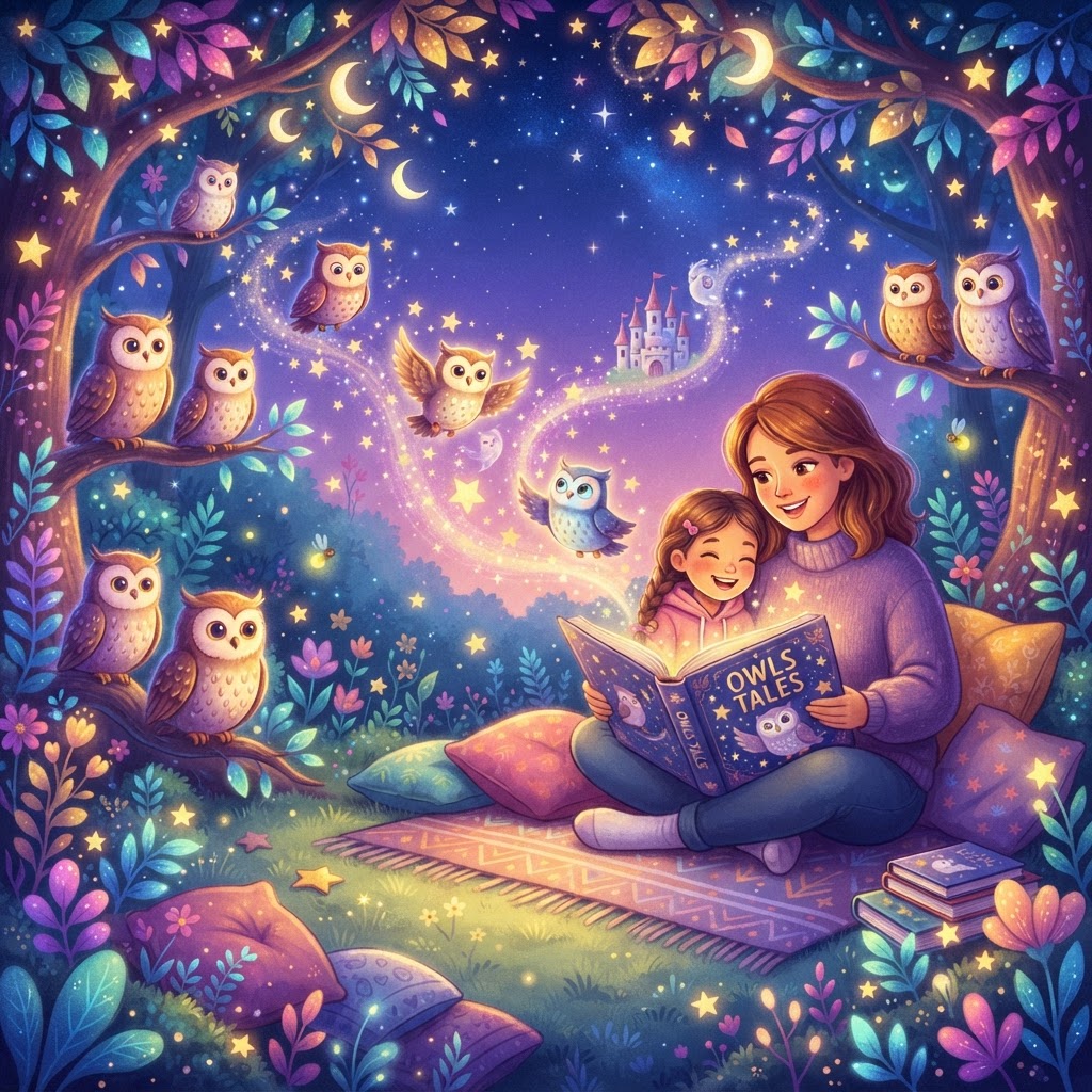 Featured image for Owls stories for kids: tales and fun facts - InstaTales AI storytelling blog