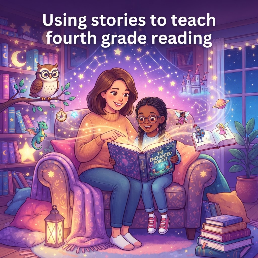 Featured image for Using Fourth Grade Reading Stories to Build Skills - InstaTales AI storytelling blog