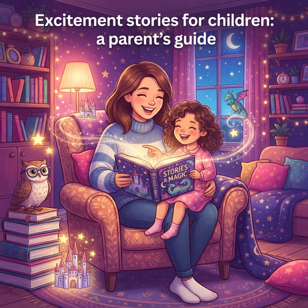 Featured image for Excitement Stories for Children: Parent Guide - InstaTales AI storytelling blog