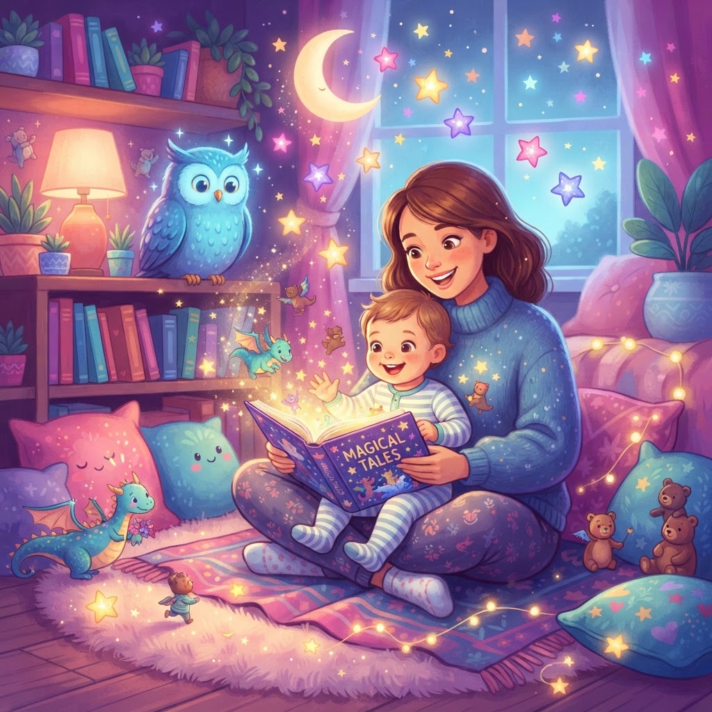 Featured image for Great Stories for 1 Year Olds: What Works Best? - InstaTales AI storytelling blog