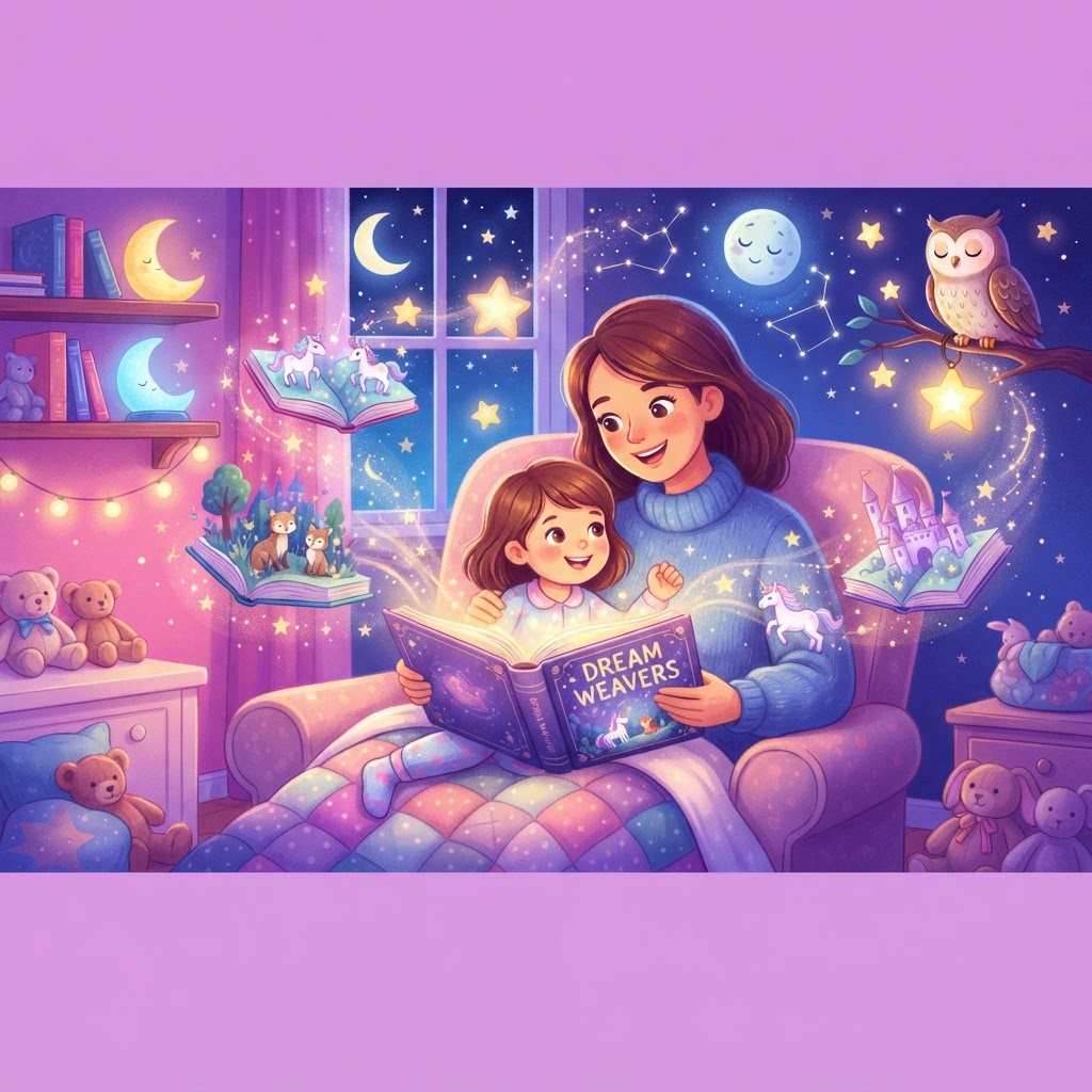 Featured image for Calming Bedtime Story Tips for an Anxious Child - InstaTales AI storytelling blog