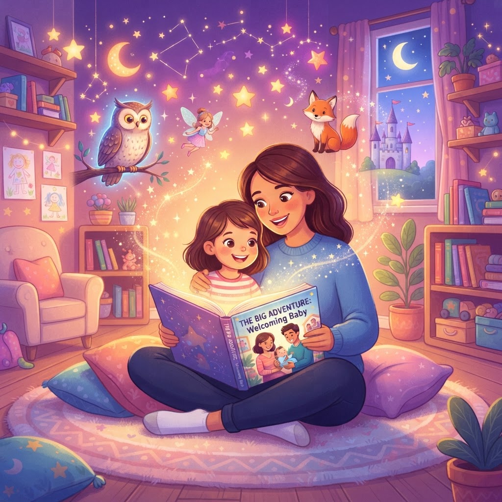 Featured image for Welcoming a New Sibling Stories for Kids - InstaTales AI storytelling blog
