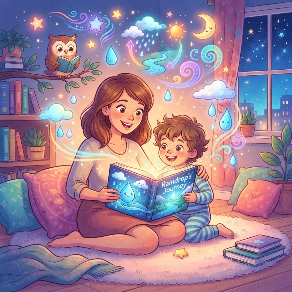 Featured image for 7 Water Cycle Stories for Kids That Teach Science - InstaTales AI storytelling blog