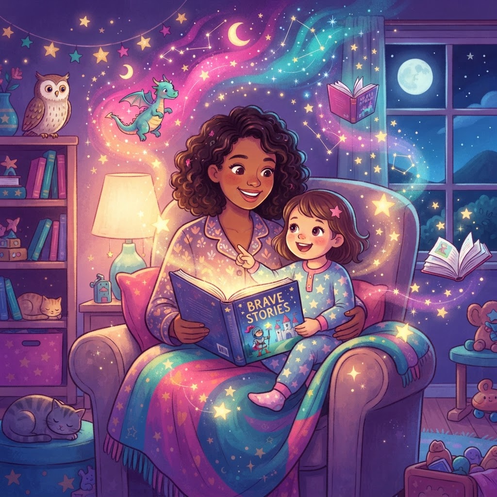 Featured image for Best brave bedtime stories for 3-year-olds - InstaTales AI storytelling blog