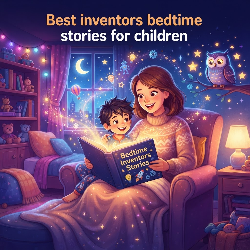 Featured image for Best Inventors Bedtime Stories for Kids - InstaTales AI storytelling blog