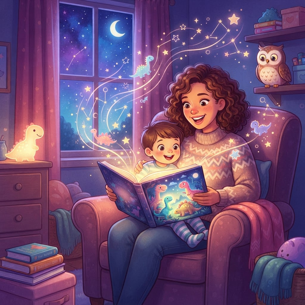 Featured image for Best dinosaurs bedtime stories for 3-year-olds - InstaTales AI storytelling blog