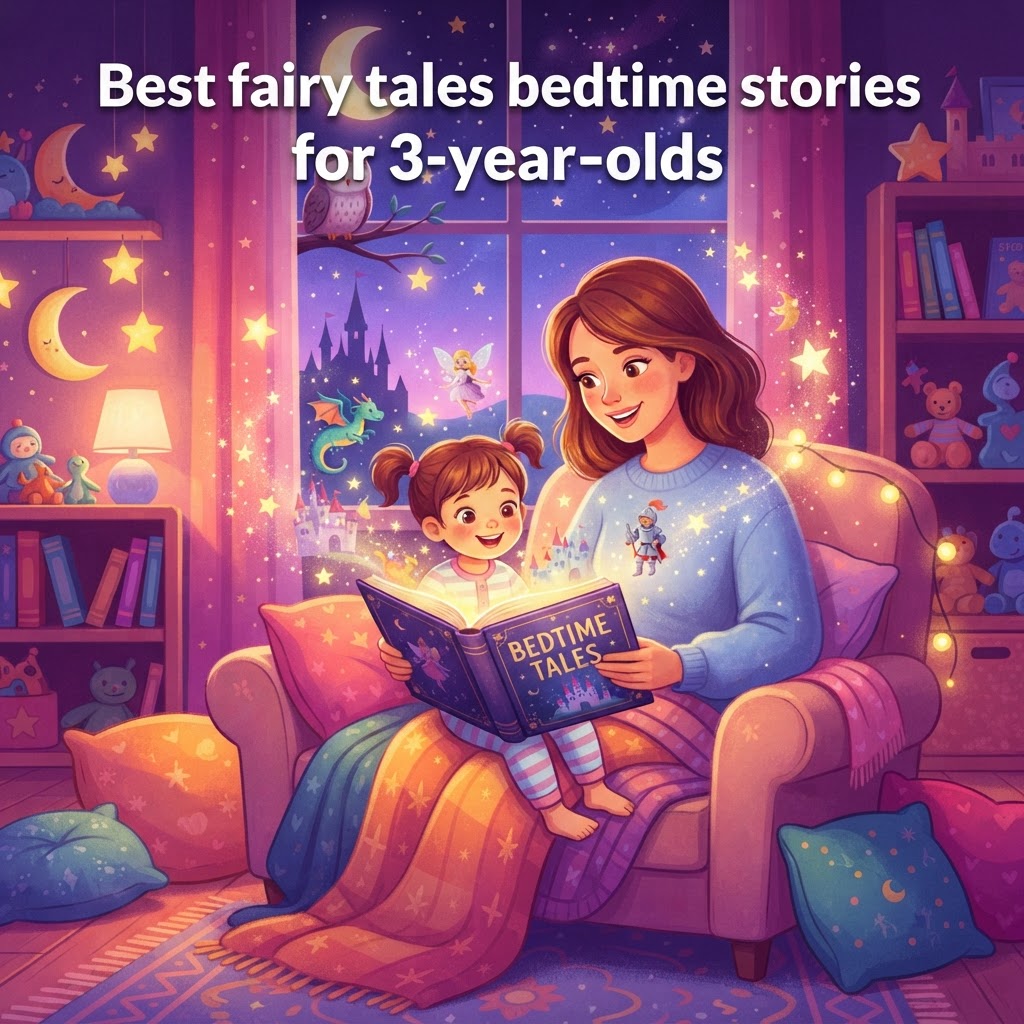 Featured image for Best fairy tales bedtime stories for 3-year-olds - InstaTales AI storytelling blog