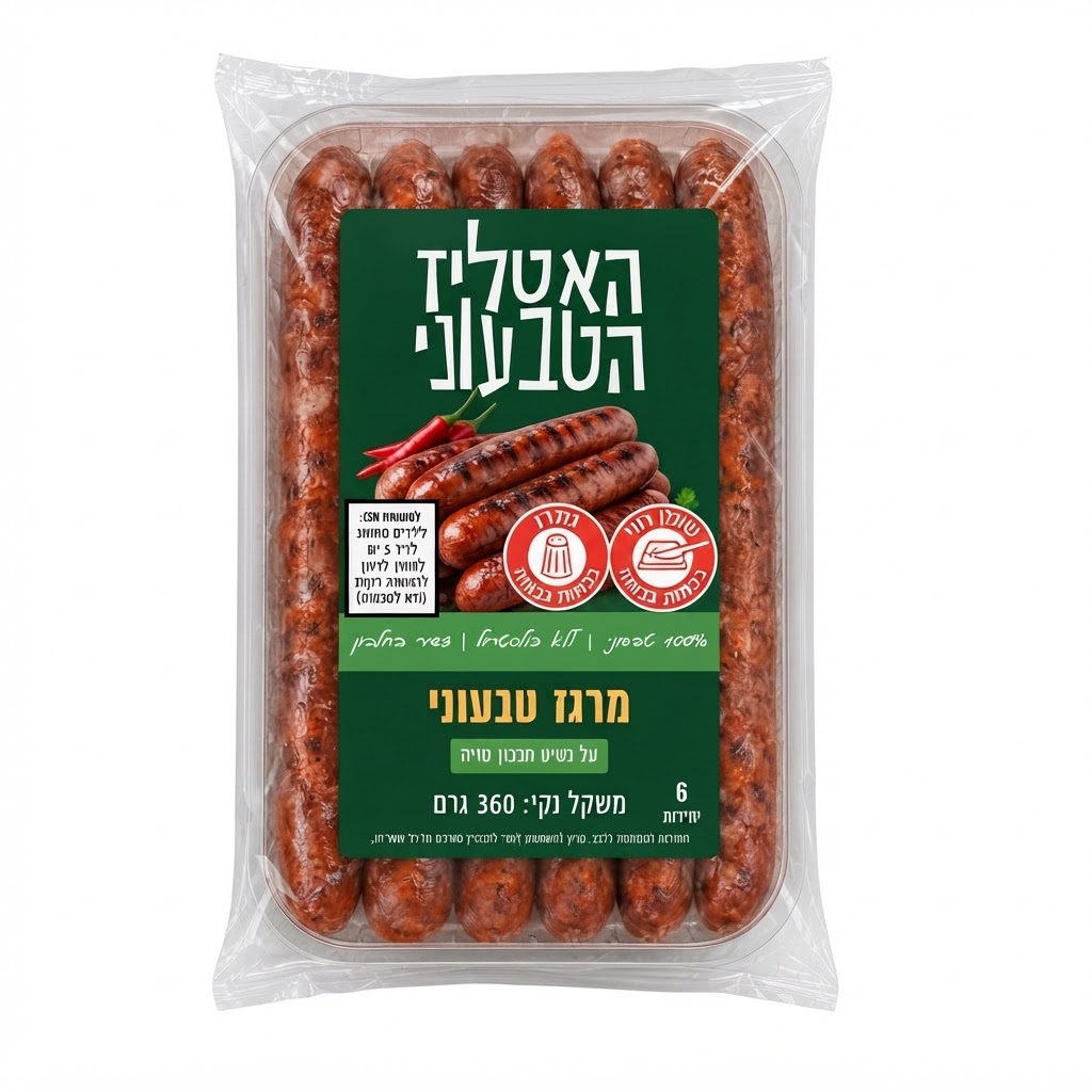 נקניקית מרגז טבעוני