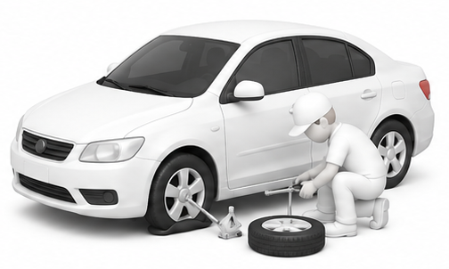 Flat Tyre