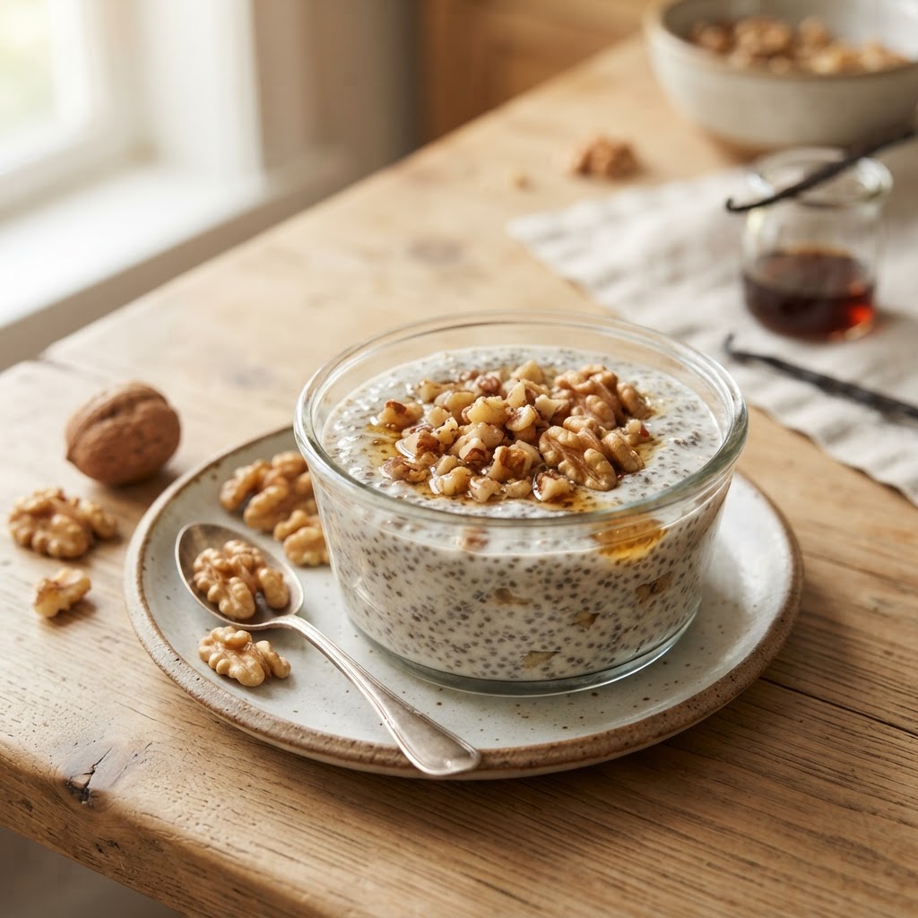 Walnuss-Chia-Pudding
