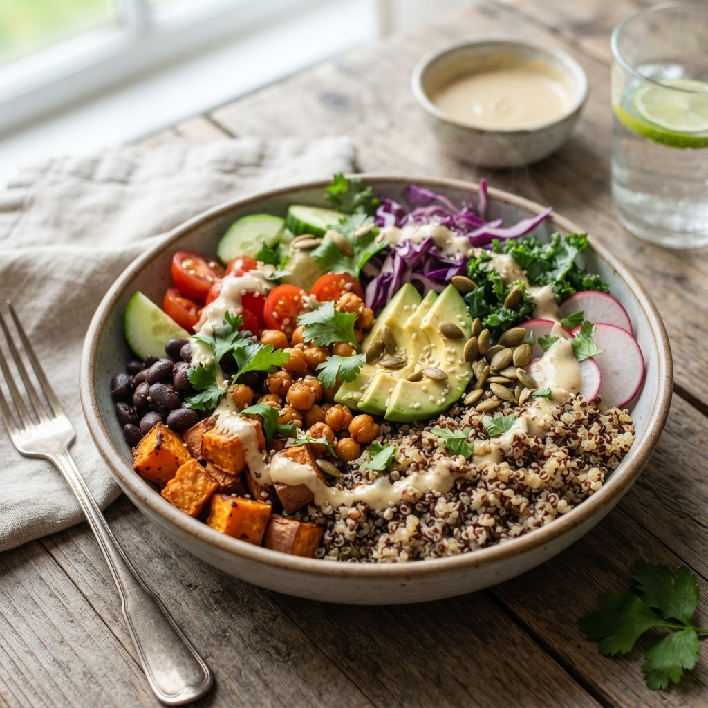 Quinoa-Gemüse-Bowl