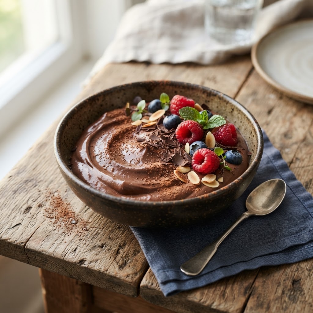 Schokoladen-Avocado-Mousse