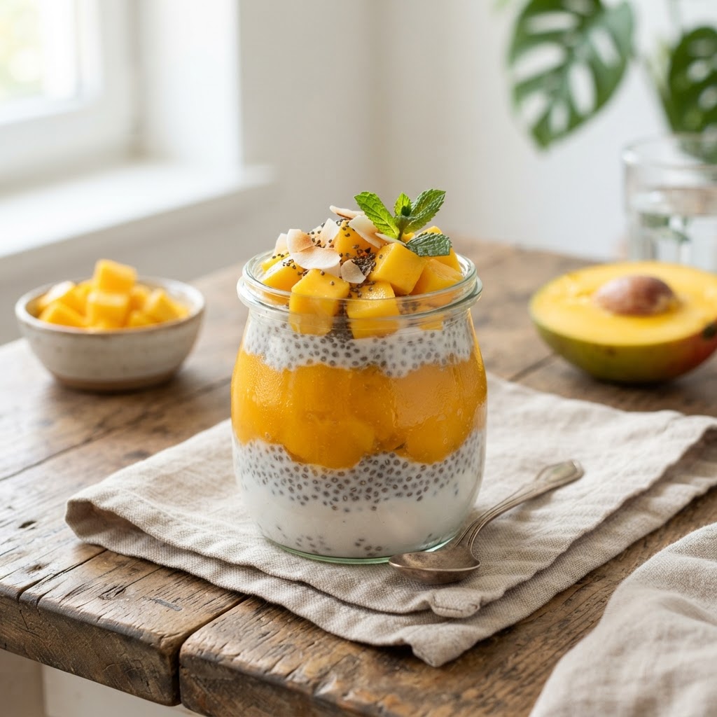 Mango Chia-Pudding