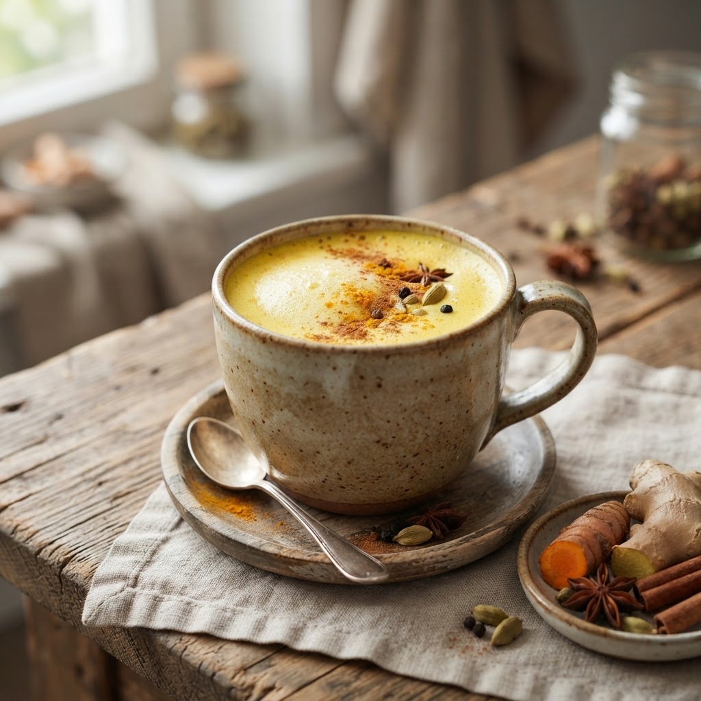 Goldene Milch (Kurkuma Latte)