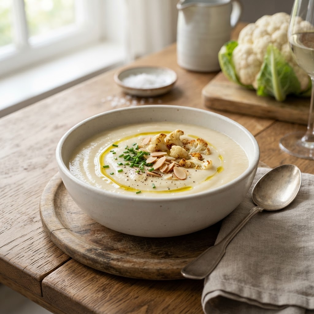 Cremige Blumenkohlsuppe
