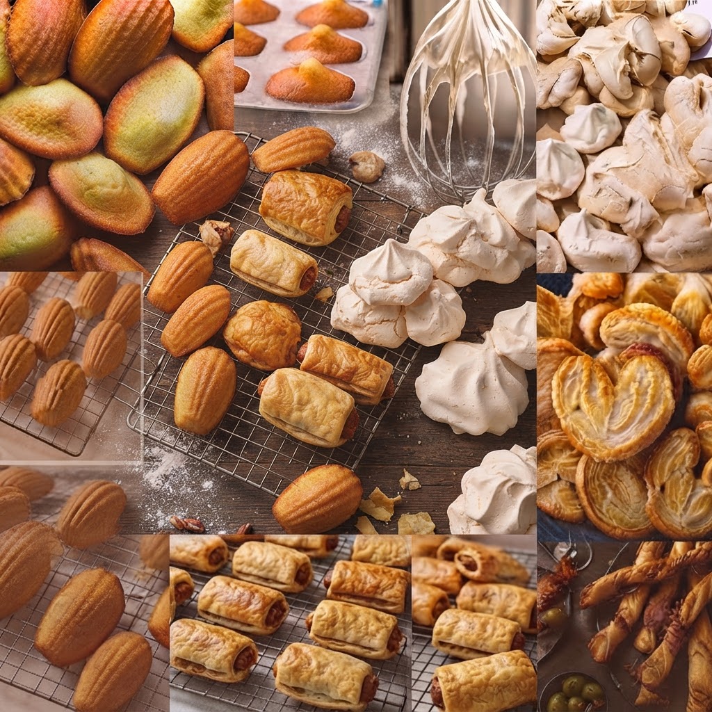 Collage of Mickael's baked goods