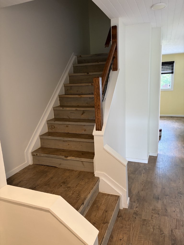 Flooring and painting — MW Construction and Landscaping project 2 in Edmonton & Beaumont, Alberta