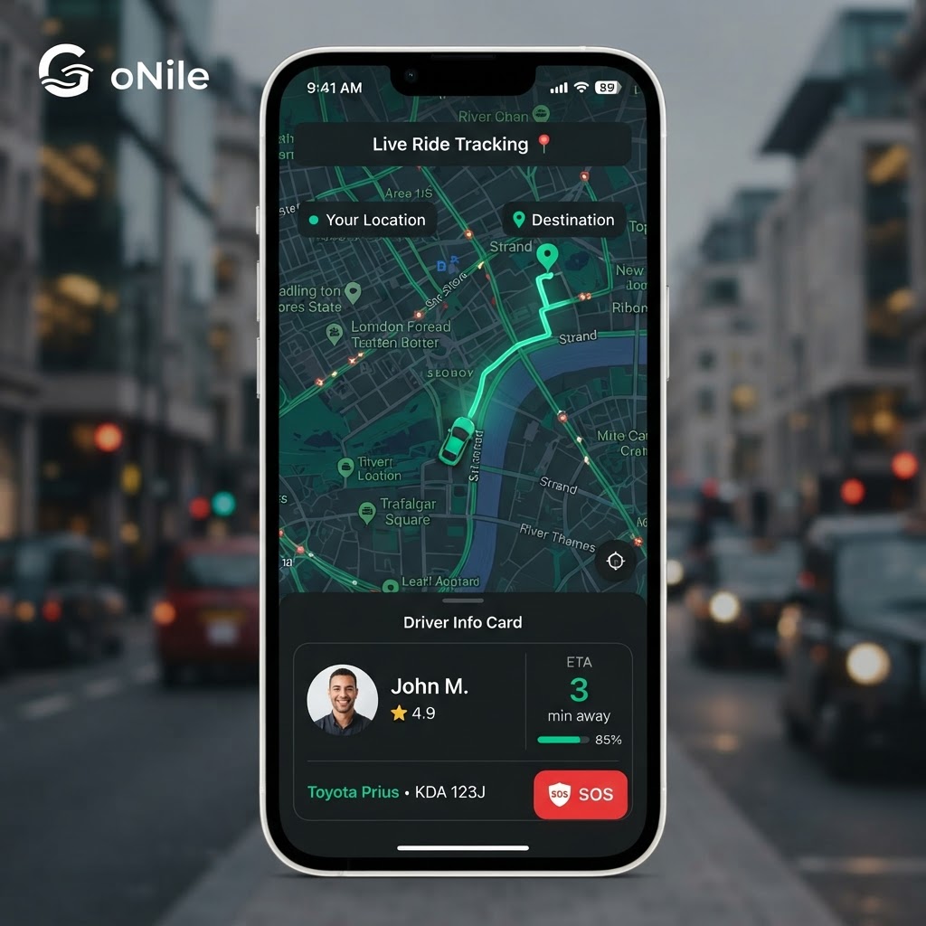 GoNile Live Ride Tracking