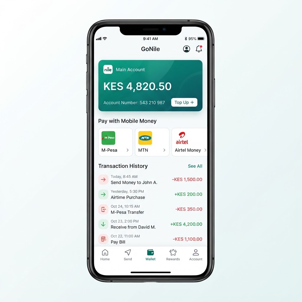 GoNile Mobile Wallet