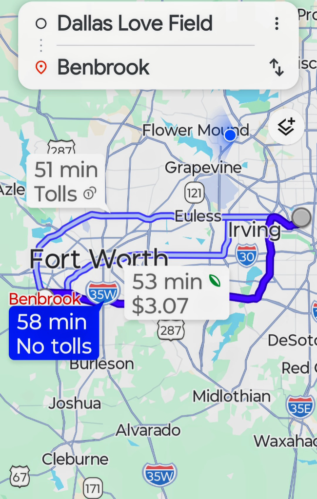 Ride map
