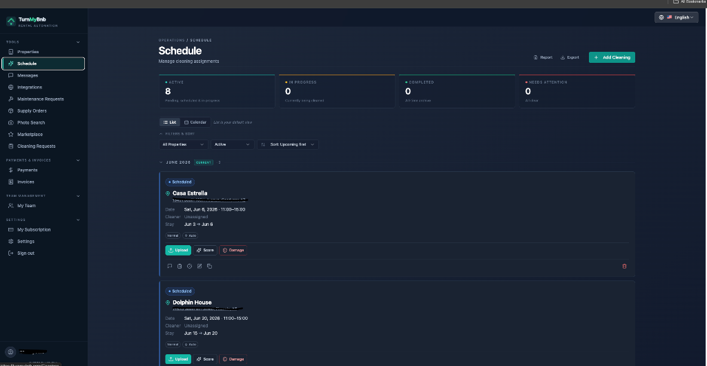 Step 8: Cleanings appear on your Schedule
