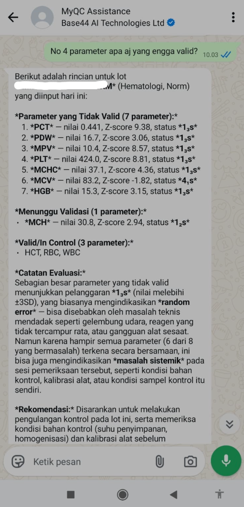 WhatsApp AI Analysis
