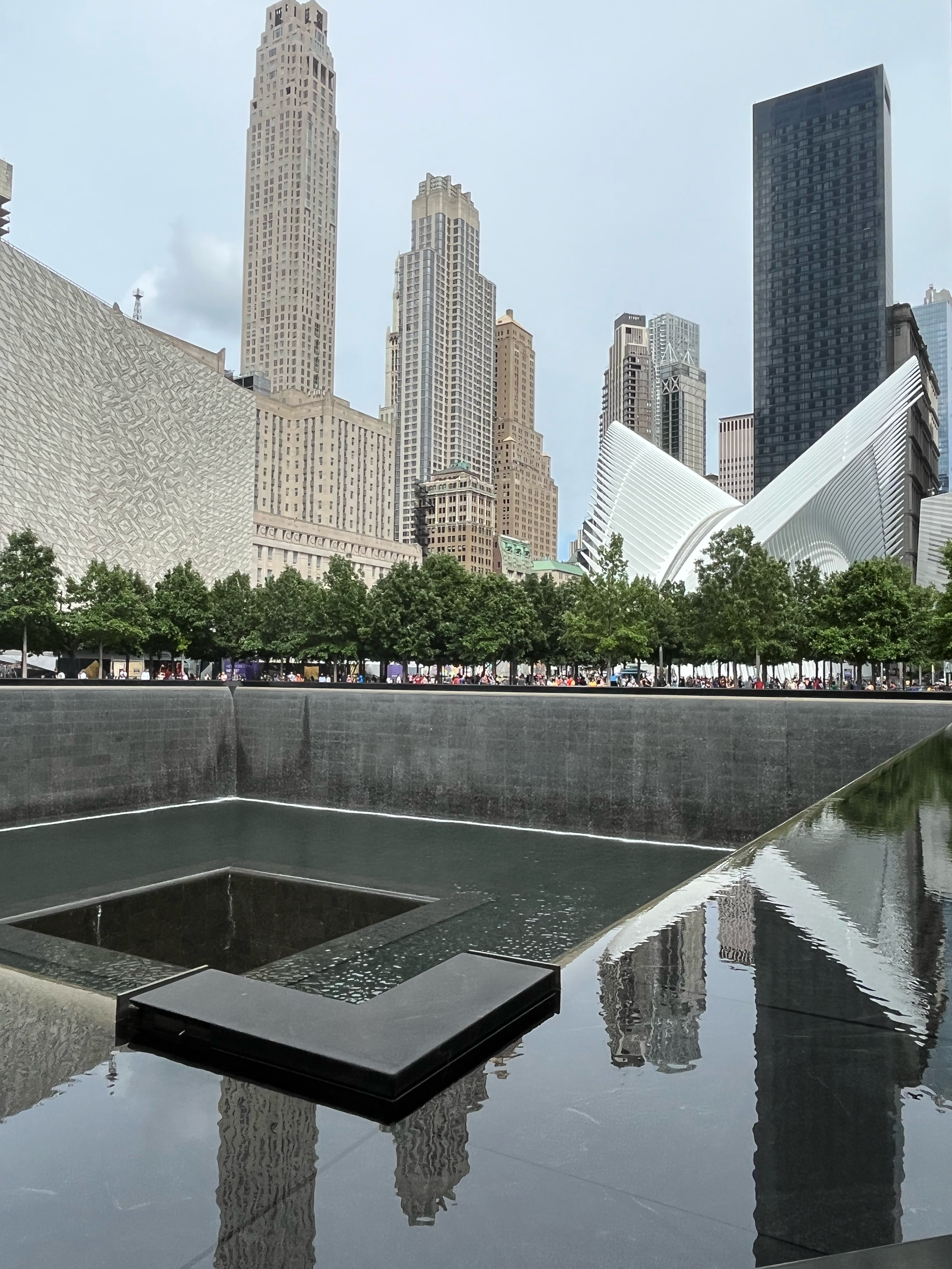 9/11 Memorial reflecting pool