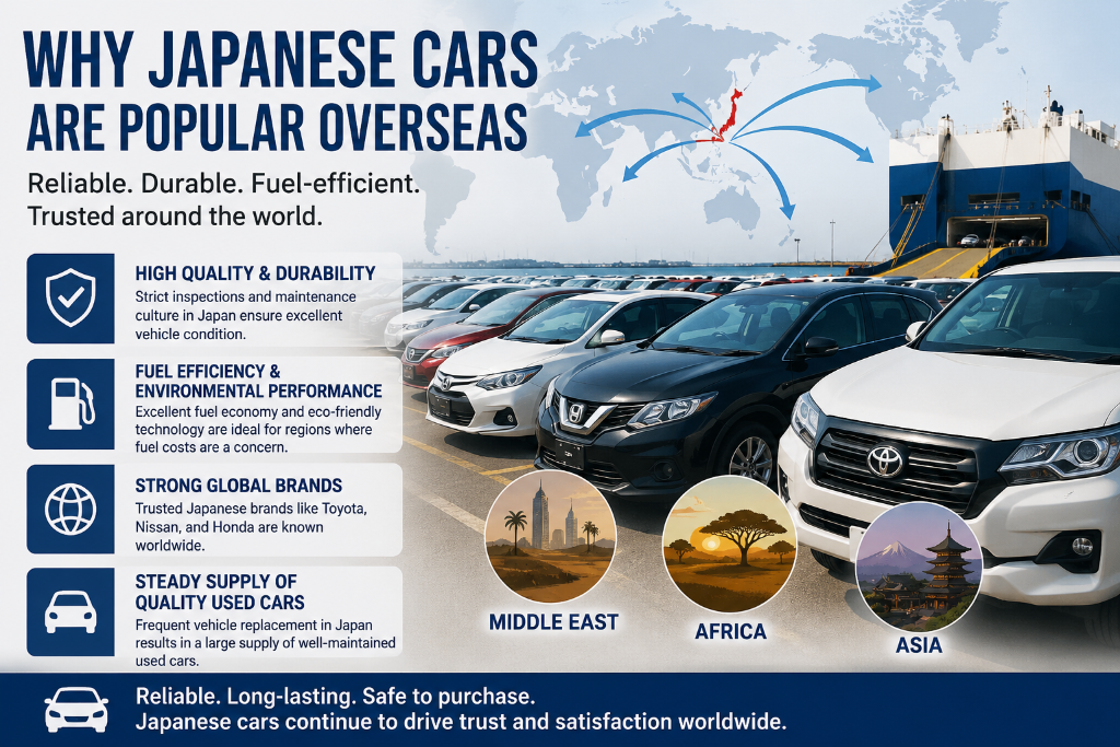 Why Japanese Cars Are Popular Overseas