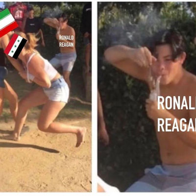 Ronald Reagan vs Iran and Syria