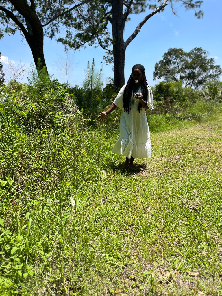 Monarch Rising - Woman in nature