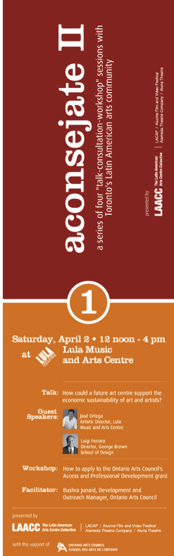The Latin-American Artist Centre Symposium,Toronto