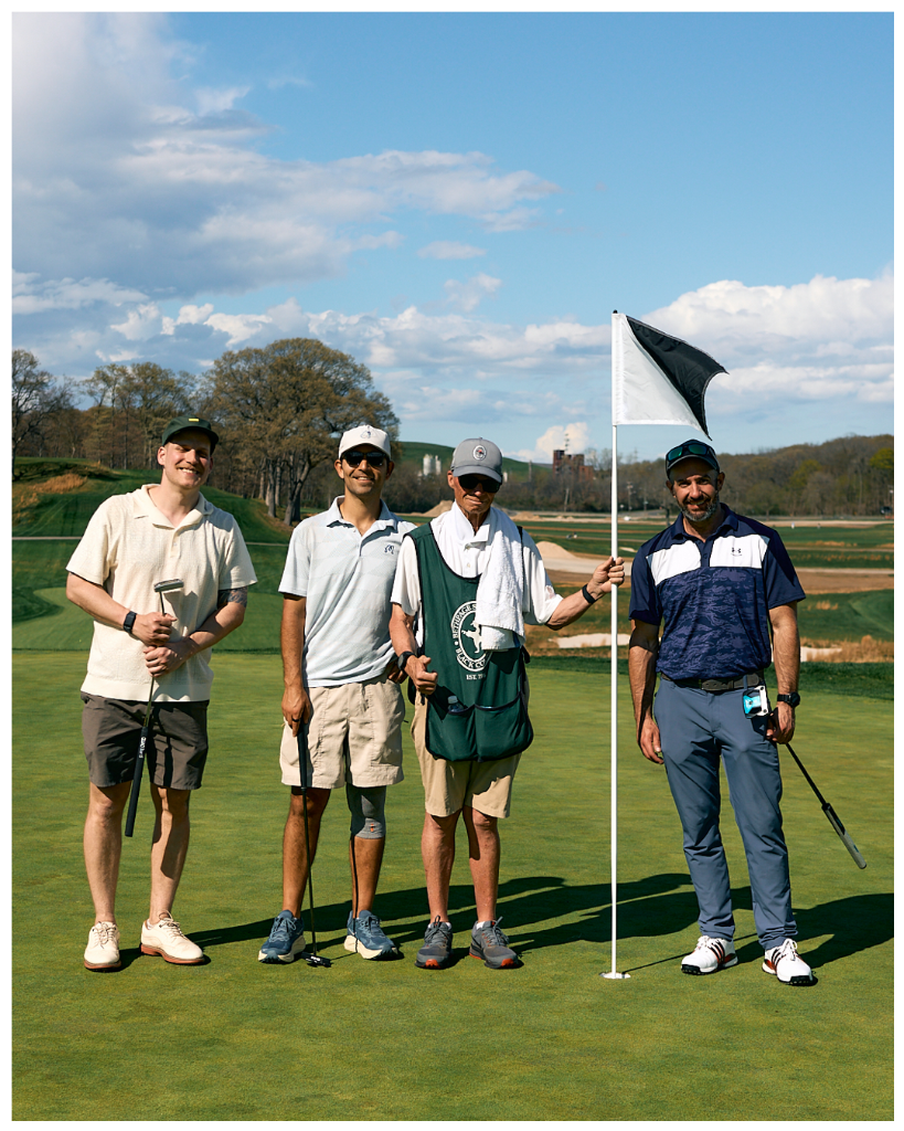Foursome on the green