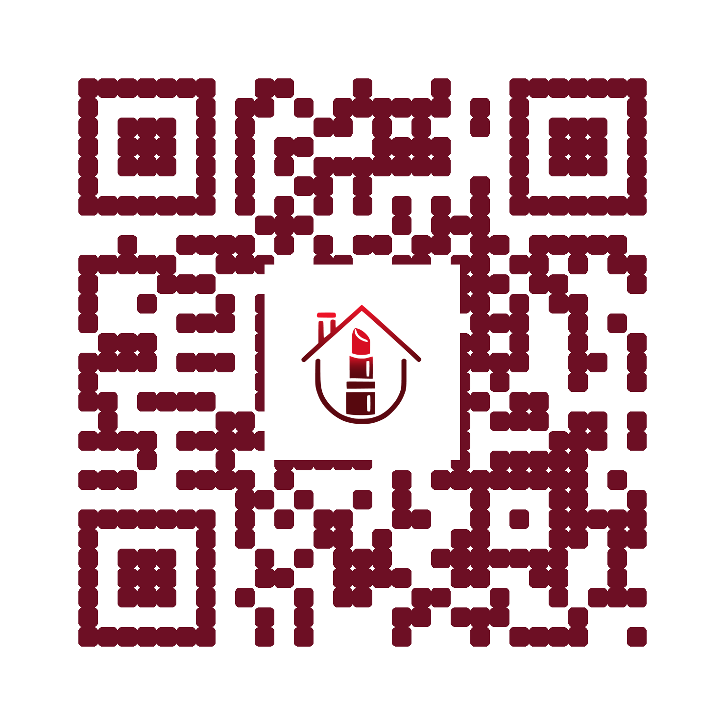 QR code to download the GlamHaus app