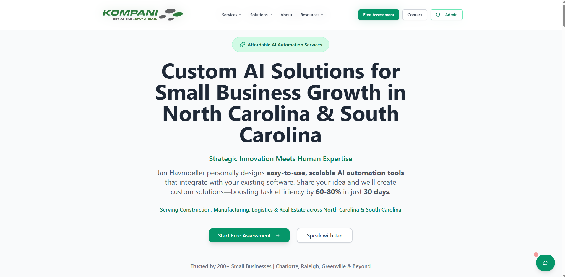 Kompani.ai AI-Powered CRM screenshot