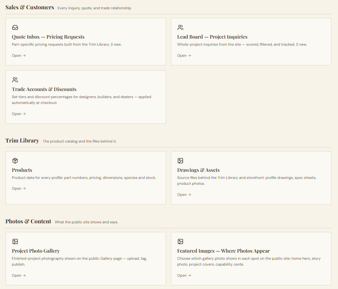 Ellis-Reid Sales, Catalog & Content Tools built by Kompani