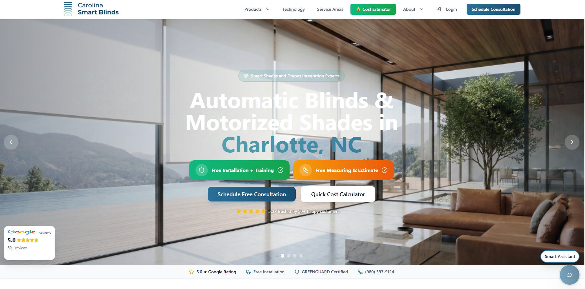 Carolina Smart Blinds screenshot