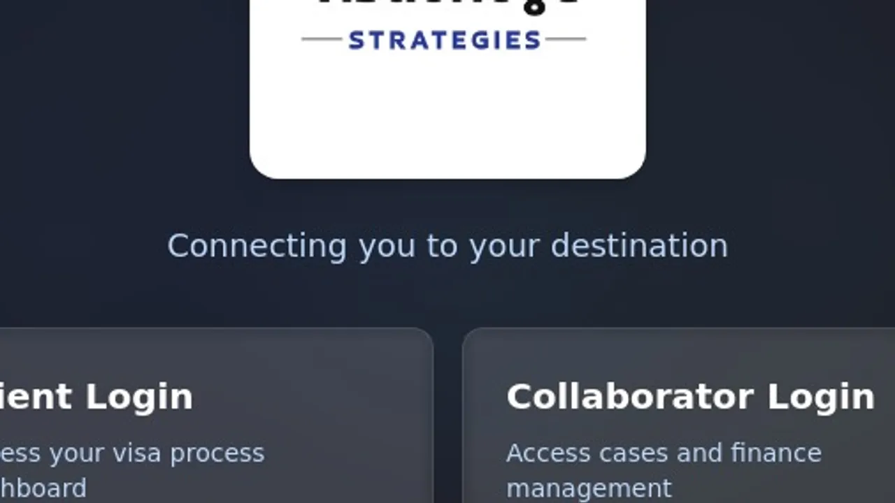Immigration APP template preview