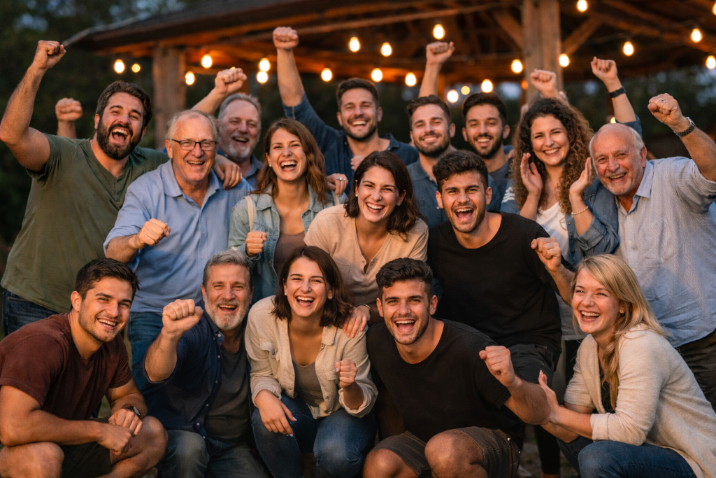 Community of people together