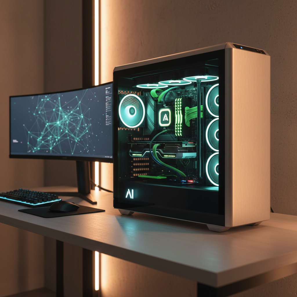 High-end AI GPU Workstation