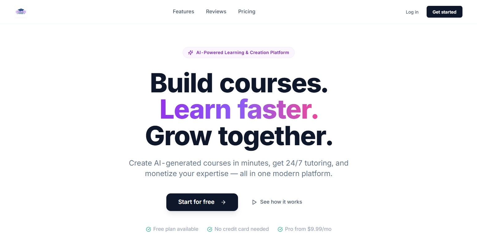 CourseSpark  template preview