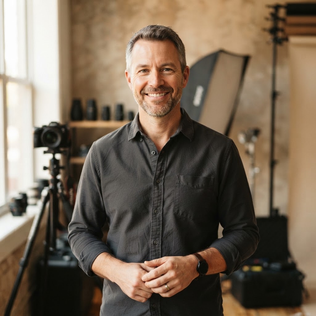 Robert Morrissey, photographer and founder of Big Red Nose Studio