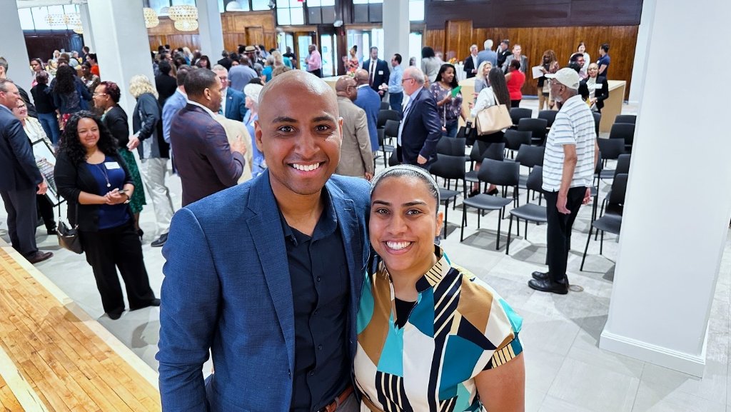 Ryan Rogers at a Milwaukee community event