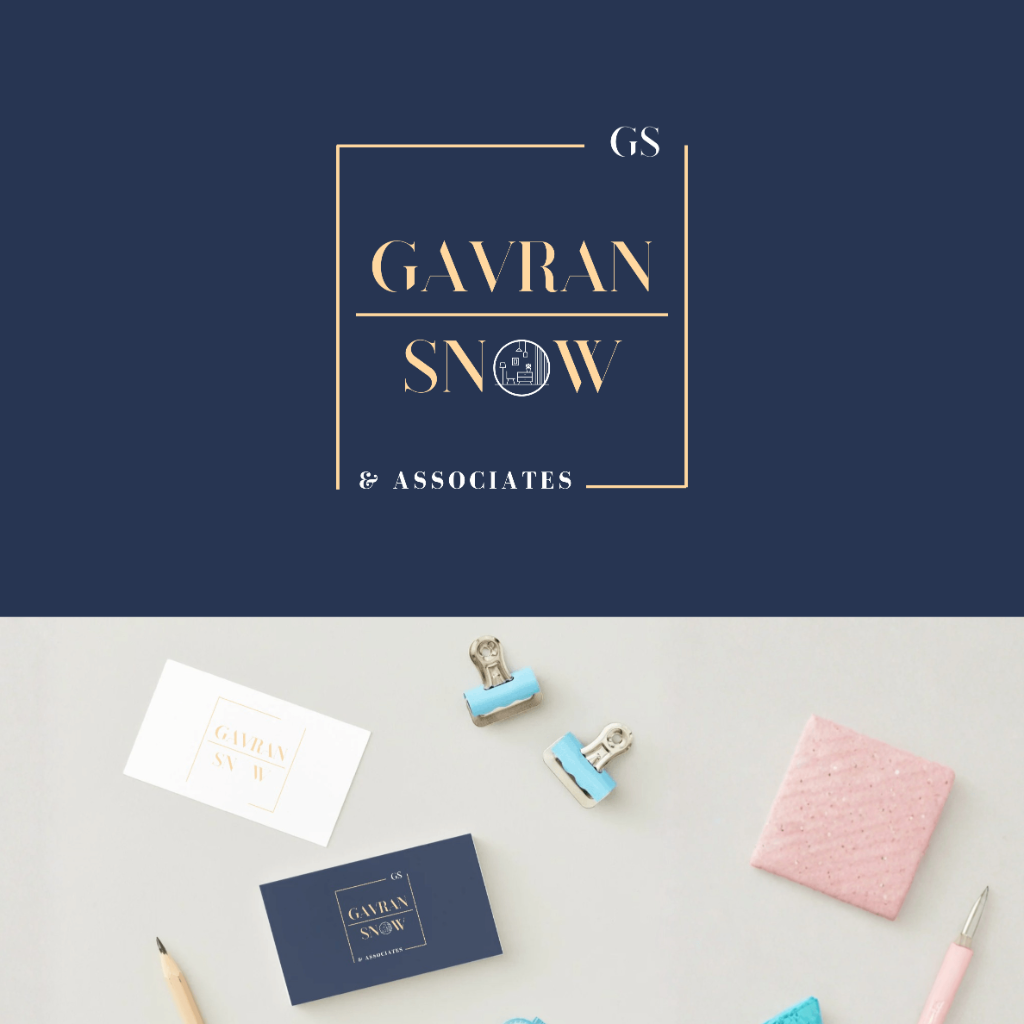 Gavran, Snow & Associates logo design by Nouvelle Marketing Milwaukee