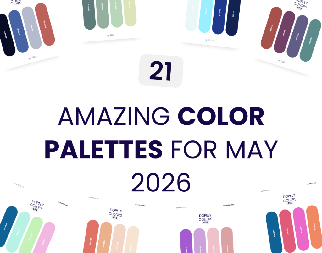 21 Amazing Color Palettes for May 2026