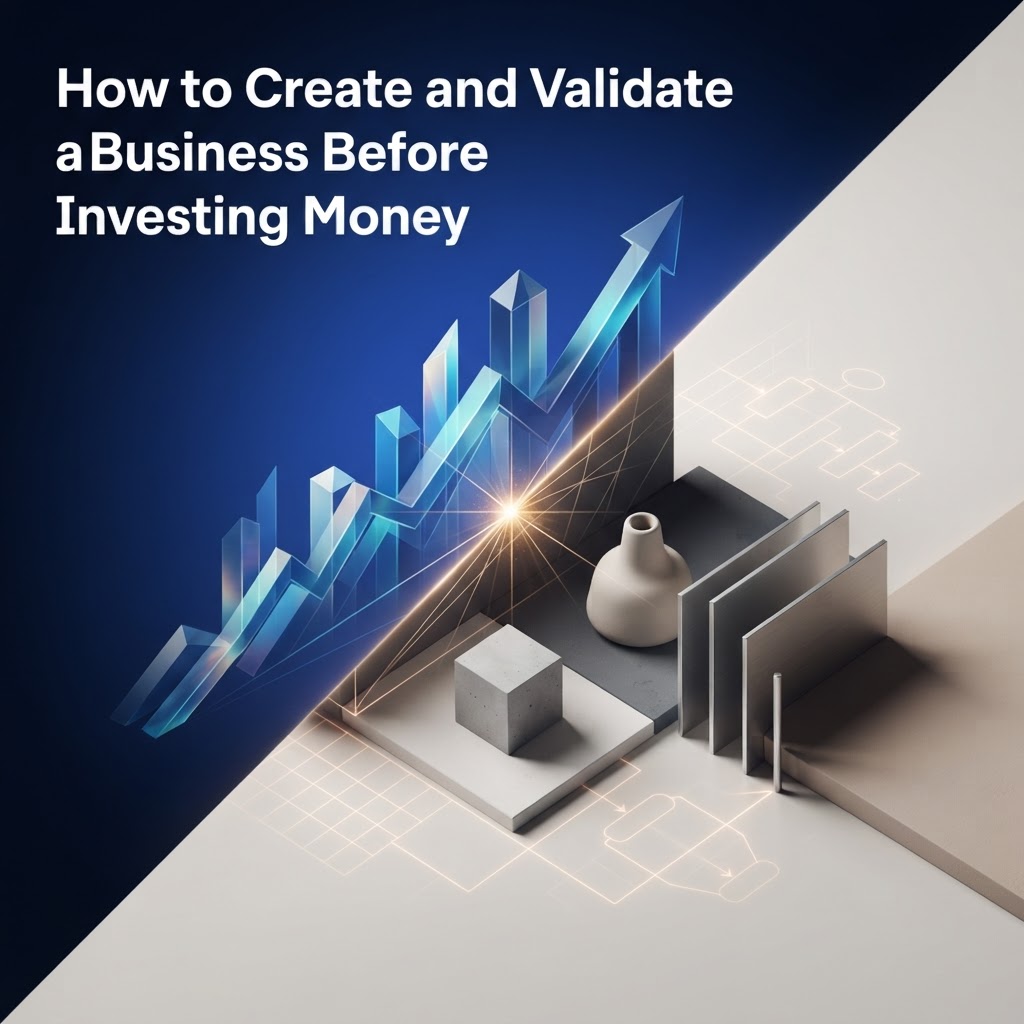 Como Criar e Validar um Negócio Antes de Investir Dinheiro