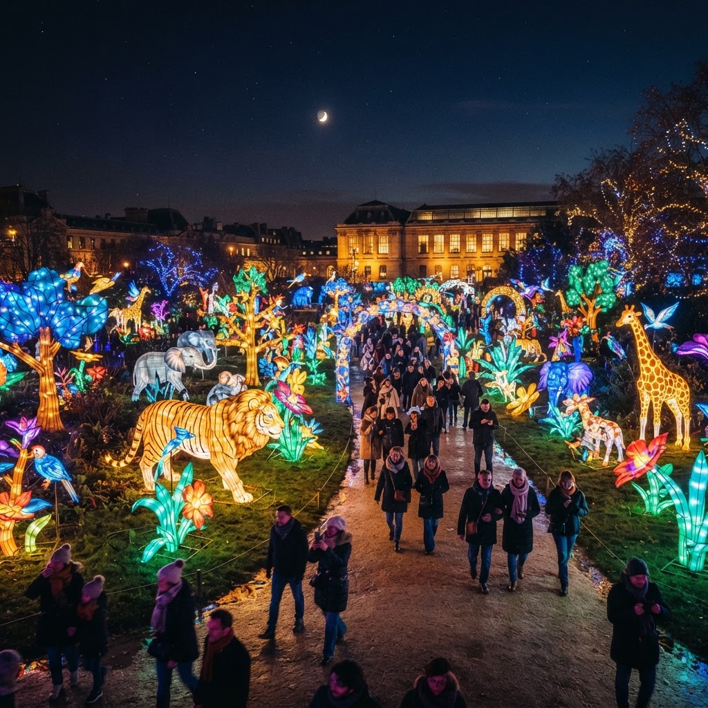 Illuminations at Jardin des Plantes