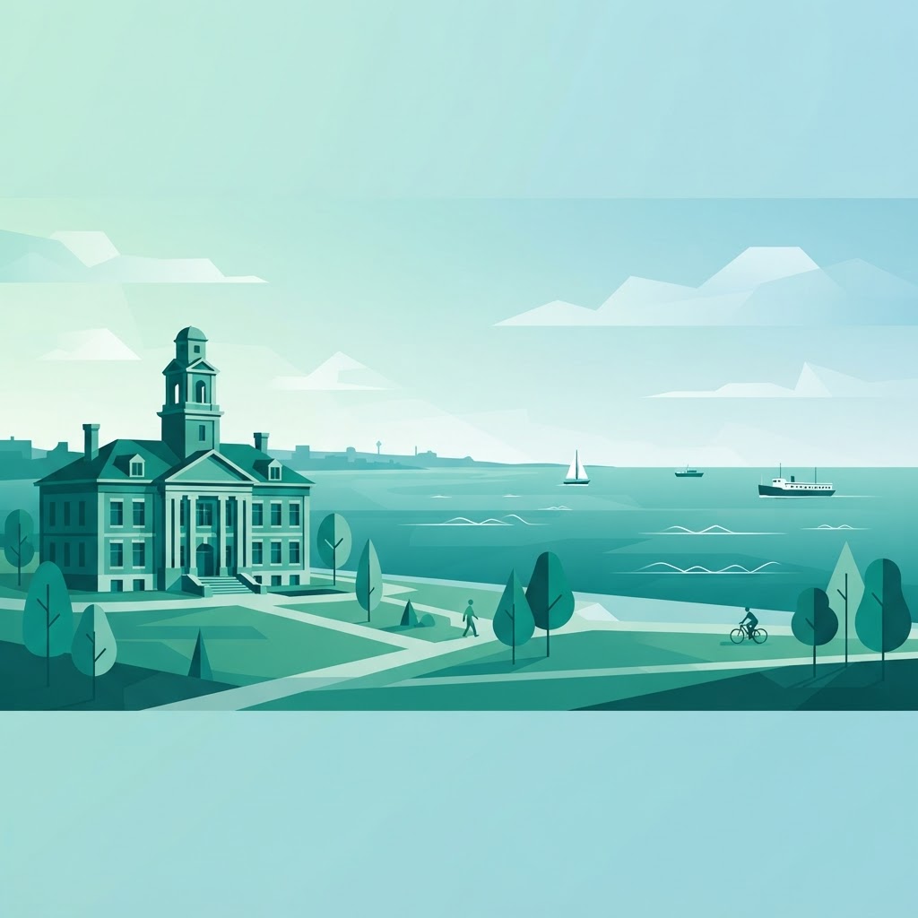 Oshawa courier service area illustration